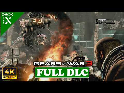 Gears of War 3: RAAM's Shadow DLC - Full Campaign Walkthrough [XboxSeries X, 4K Gameplay]