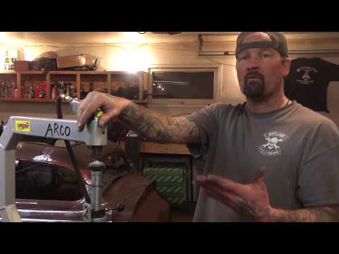 Harbor freight planishing hammer after one year hard use. Central Pneumatic Planishing hammer review