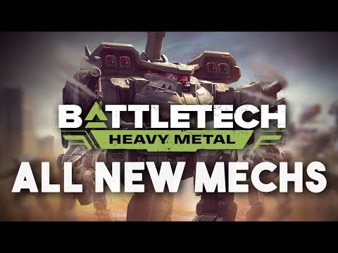 ALL NEW MECHS | BattleTech: Heavy Metal DLC