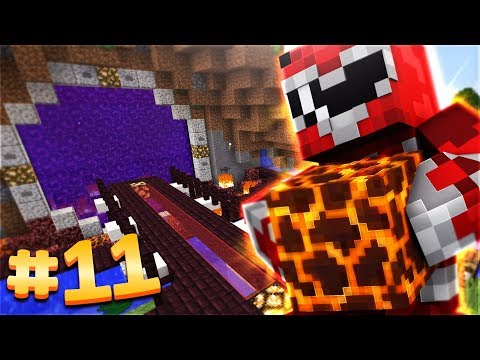 MATES In MINECRAFT - NEW ENCHANTED WEAPONS AND AN ABSURD NETHER PORTAL! #11