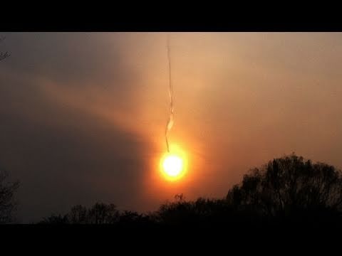 The Smoking Sun - What a strange sunset!