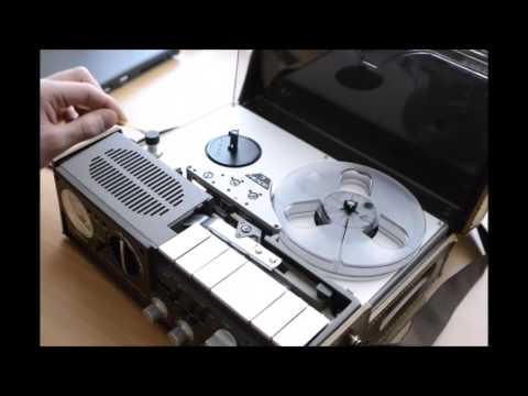 Tonbandgerät Uher Report Tonköpfe reinigen