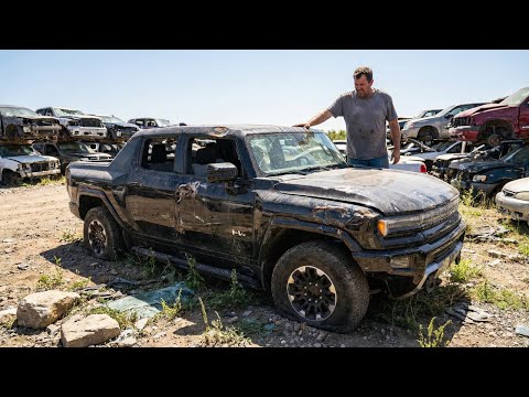Thumbnail for ASMR Car Restoration | 2023 GMC Hummer EV Pickup Full Rebuild From Worn to Showroom Icon by GMC Hummer EV