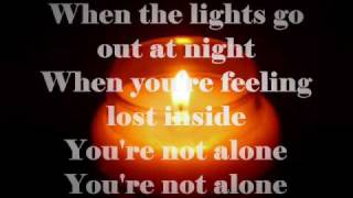 You&#39;re Not Alone -Shayne Ward with lyrics