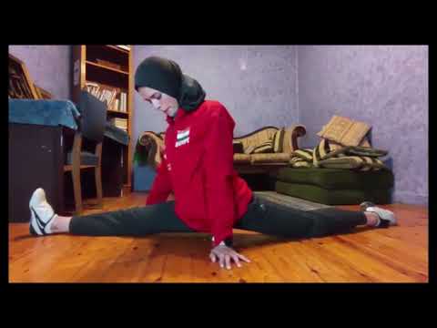 Egyptian taekwondo athletes training at home