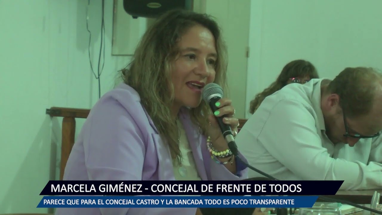 2024 03 07 HCD 13 MARCELA GIMENEZ LUIS CASTRO TRANSPARENCIA Y HONESTIDAD