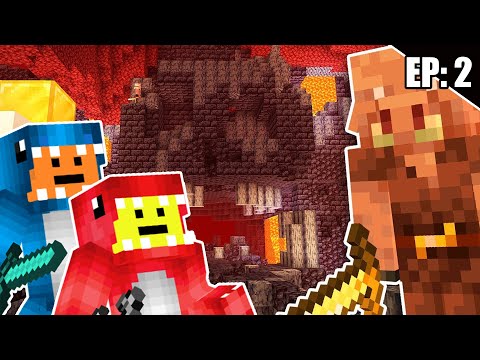 EXPLORING THE NEW NETHER + RAIDING A PIGLIN BASTION | Minecraft 1.16 Survival Let's Play: Episode 2