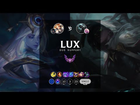 Lux Support vs Senna - EUW Master Patch 12.16