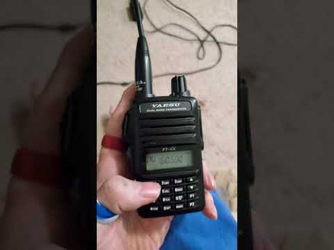 How to program frequencies in the Yaesu FT-4XR