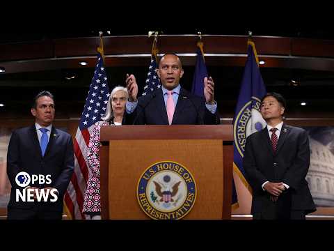 WATCH LIVE: Democratic leaders hold news conference ahead of House vote on Iran war