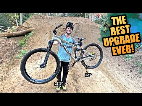 THIS SIMPLE UPGRADE MAKES YOUR MOUNTAIN BIKE INCREDIBLE - THE 26'' MULLET!
