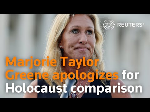 Republican Representative Marjorie Taylor Greene apologizes for Holocaust comparison