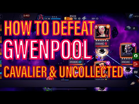 How To Defeat Gwenpool Cavalier & Uncollected | Marvel Contest Of Champions