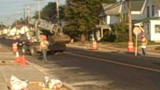 preview picture of video 'Maple Street Massena Sidewalk Construction'