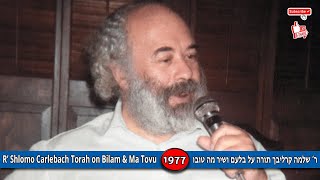 Shlomo Carlebach Torah Bilam Ma Tovu [1977] שלמה קרליבך תורה על בלעם ומה טובו (הזמר והיוצר בנימין שטיינברג) - התמונה מוצגת ישירות מתוך אתר האינטרנט יוטיוב. זכויות היוצרים בתמונה שייכות ליוצרה. קישור קרדיט למקור התוכן נמצא בתוך דף הסרטון