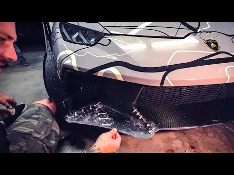 LAMBORGHINI GETS STITCHES! Is It Time For NEW Bumper?? Video