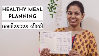 Meal Planning for Beginners Healthy Lifestyle With Nutrition Chart