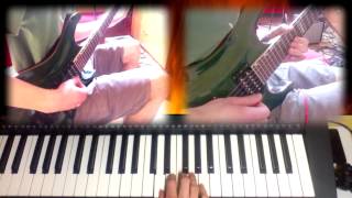 Fairy Tail OST4 - Raienryū no Hoeru | keys + guitar cover