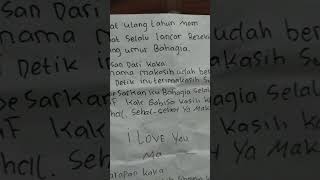 Download lagu surat buat mamah yang ulang tahun fari Kaka Vanessa mp3 Download lagu surat buat mamah yang ulang tahun fari Kaka Vanessa mp3