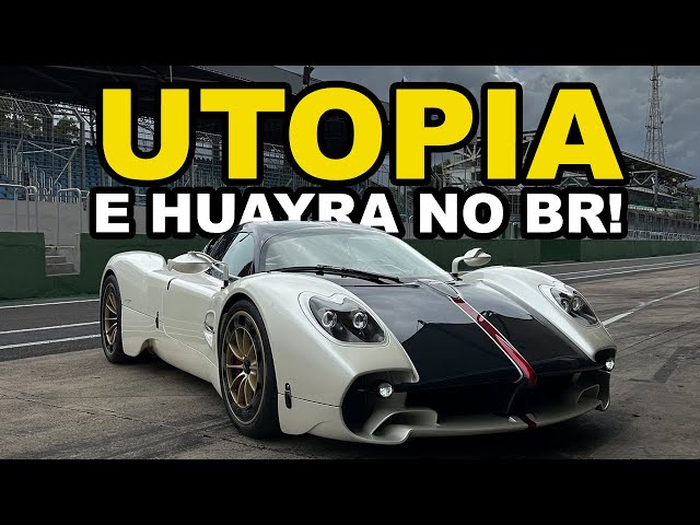 PAGANI UTOPIA e HUAYRA R JUNTOS no BRASIL!