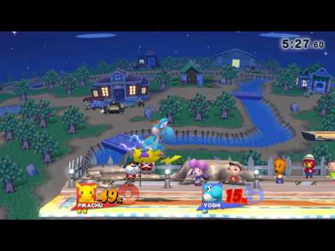 Snake Yoshi vs W Pikachu