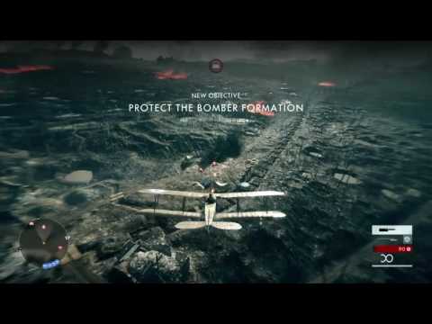 Battlefield 1 campaign playthrough pt 6 the war bomber defense