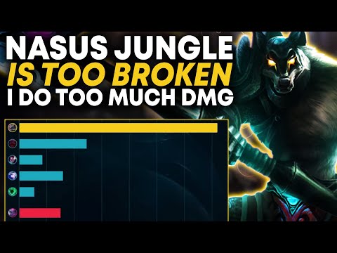 Nasus Jungle Does Too Much DMG! This should be illegal!! | Carnarius | Level 1 to Challenger