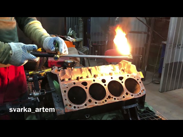 Как Заварить Чугунный Блок Двигателя Электросваркой