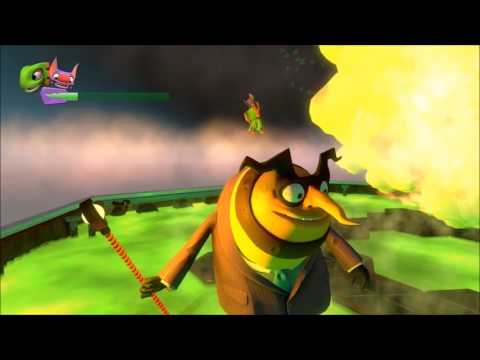 Yooka-Laylee Final Boss Battle & Ending (no credits)