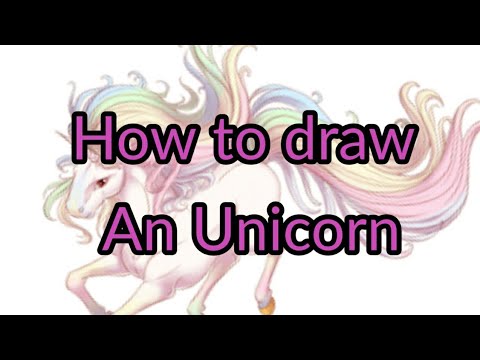 How to draw an Unicorn 🦄#unicorn