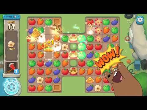 We Bare Bears match3 repairs level 76