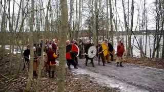 preview picture of video 'Halden 2015 Vinter Skirmish in the woods 2'