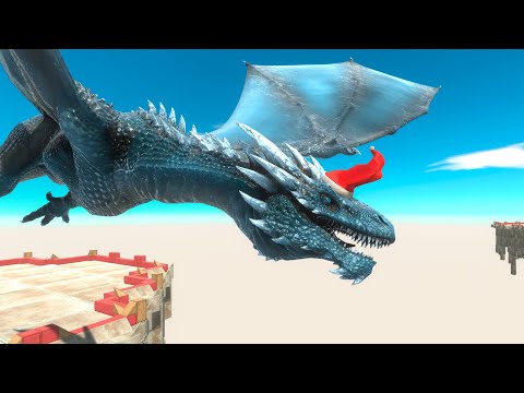 ⚡NEW DRAGON SANTA DEATH RUN- 🦖 Animal Revolt Battle Simulator 🦕