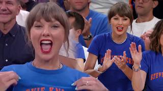 Download lagu Taylor Swift Supports Knicks at CELEB-PACKED Game 4 of NBA Finals mp3
