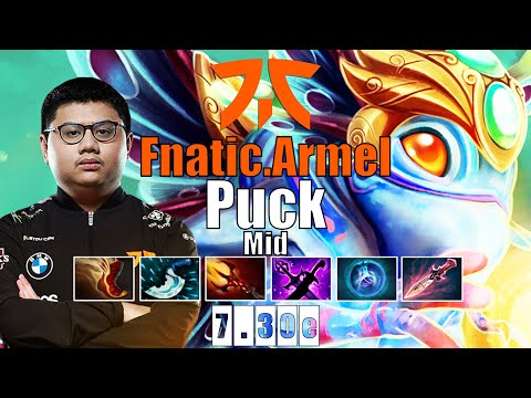 Puck Mid | Fnatic.Armel | ARMEL PUCK DAGON 5 BUILD EZ MMR | 7.30e Gameplay Highlights