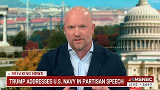 MSNBC: DEADLINE WHITE HOUSE - OCT 28 2025 - TRUMP ADDRESSES NAVY IN PARTISAN SPEECH