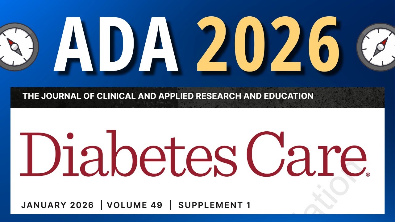 Diabetes | Nueva Guía ADA 2026 #aldíaconlasguías