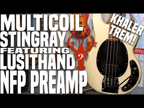 Multicoil Stingray Madness w/ Lusithand NFP Preamp & Kahler Bass Trem! - LowEndLobster Fresh Look