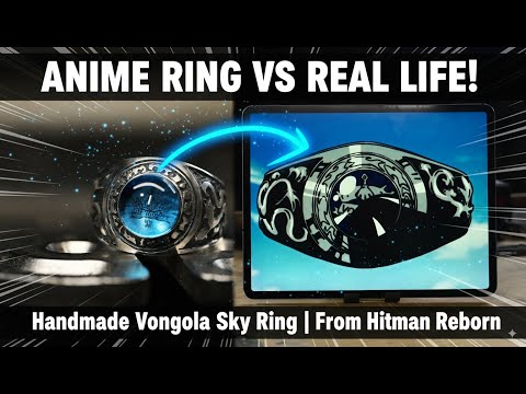 I Made Tsuna’s Vongola Sky Ring from Hitman Reborn – Full Handmade Jewelry Creation in Real Life