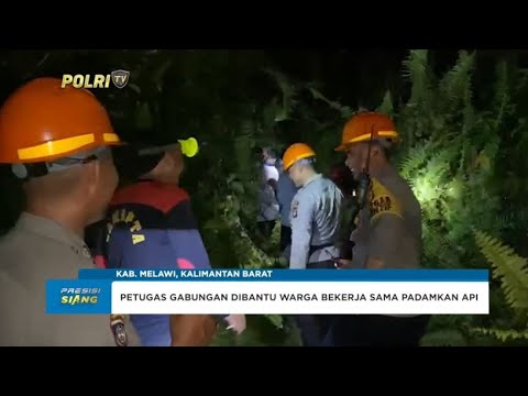 POLRES MELAWI GANDENG INSTANSI TERKAIT PADAMKAN API