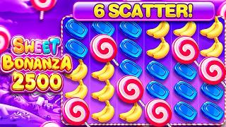 SLOT OYUNLARI | SWEET BONANZA 2500 | YENİ SLOT OYUNU | ÜST ÜSTE 1000X GELDİ !! #