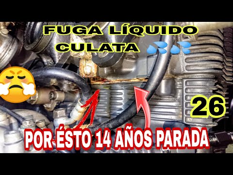 26 CULATAZO?😱 PIERDE LÍQUIDO😤 POR ÉSTO LA PARARON 14 AÑOS 😤 Uso endoscopio Suzuki GSXR 750