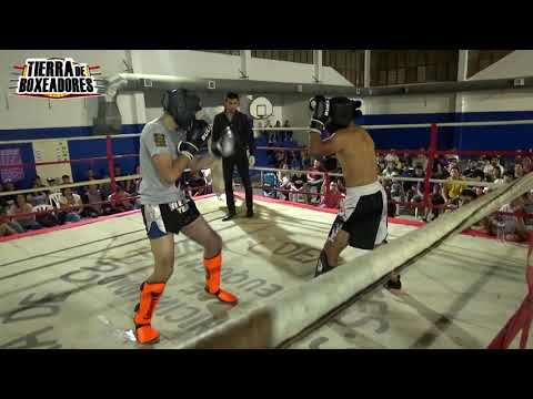 Noche de Kick Boxing en Nqn  09 11 19  1° Pelea  Lucas  Cambeses  Vs  Lautaro  Rosas