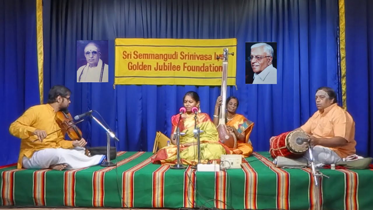Vidushi Brindha Manickavasakan at Semmangudi Srinivasa Iyer Golden Jubilee Foundation