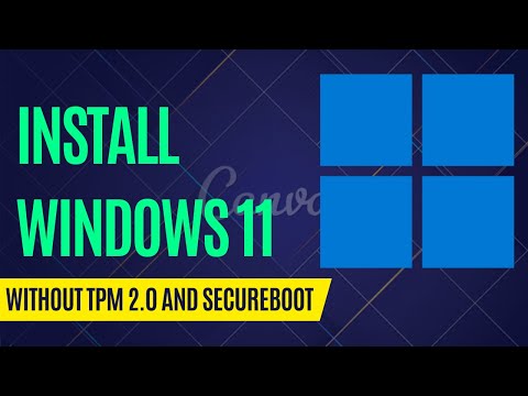 How to install Windows 11 without TPM2 0 and Secureboot 100% Working