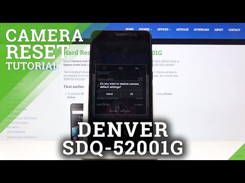 How to Reset Camera Settings in DENVER SDQ-52001G – Restore Camera Settings