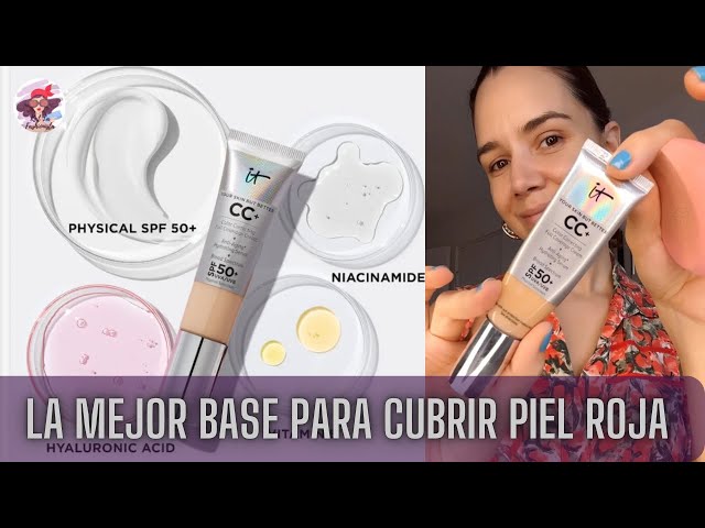 Vídeo relacionado con IT Cosmetics, Base de Maquillaje Matificante y Control de Brillo 16h, Minimiza Poros, Hidrata 24h, Your Skin But Better CC+, Tono Fair, 32 ml