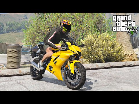 SUNMORI BAWA YAMHA R6 KUNING LIMITED EDISION KENCANG MANTAP - GTA V MOD INDONESIA EPISODE SPESIAL