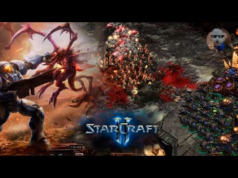 StarCraft 2 Zerg VS Terran *MARINE and BATTLECRUISER MADNESS* - SC2 Breath-Taking BATTLE