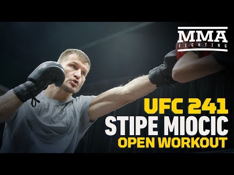 UFC 241: Stipe Miocic Open Workout Highlights - MMA Fighting